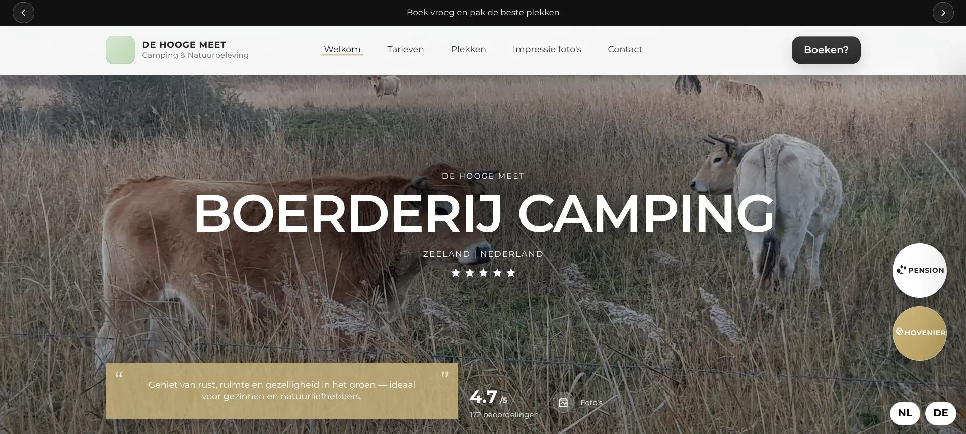 Camping De Hooge Meet