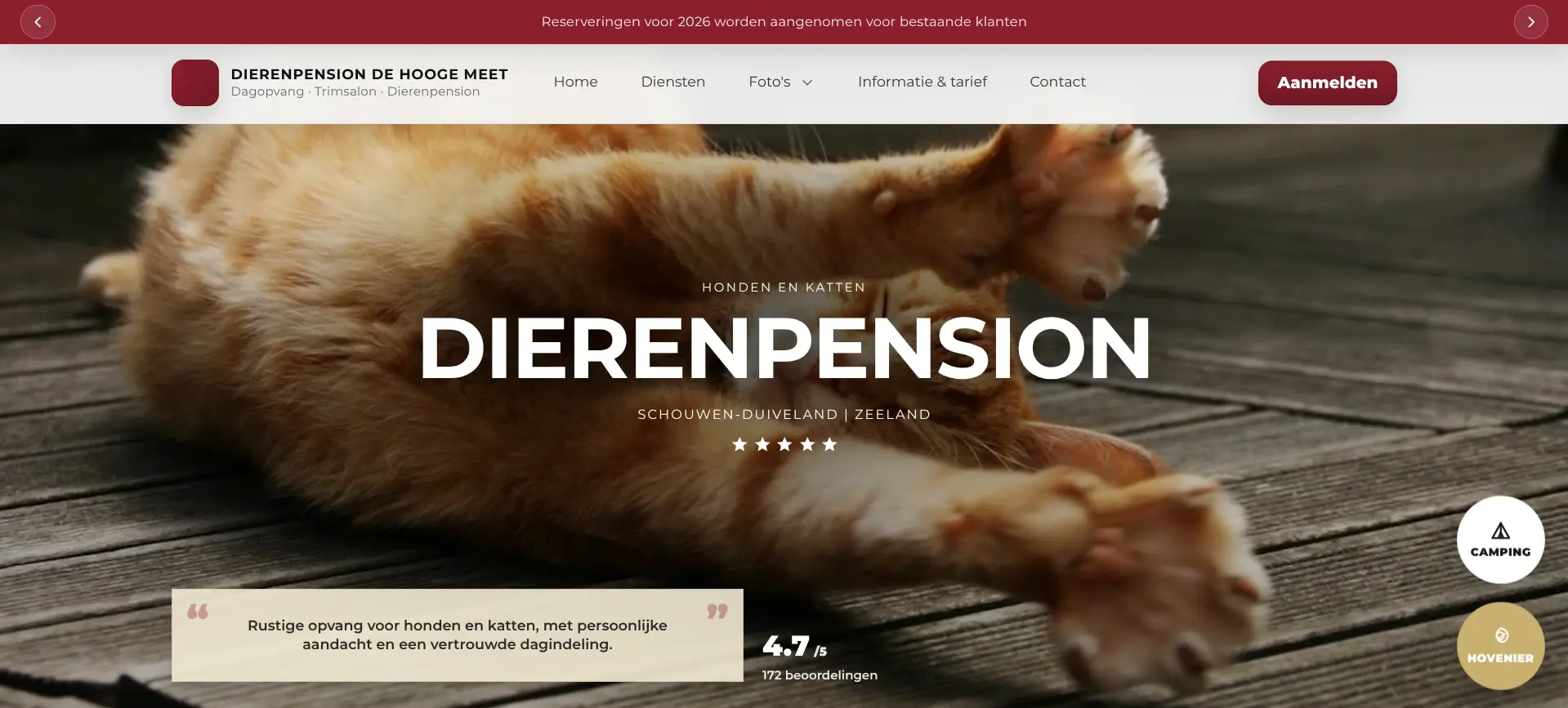 Dierenpension De Hooge Meet