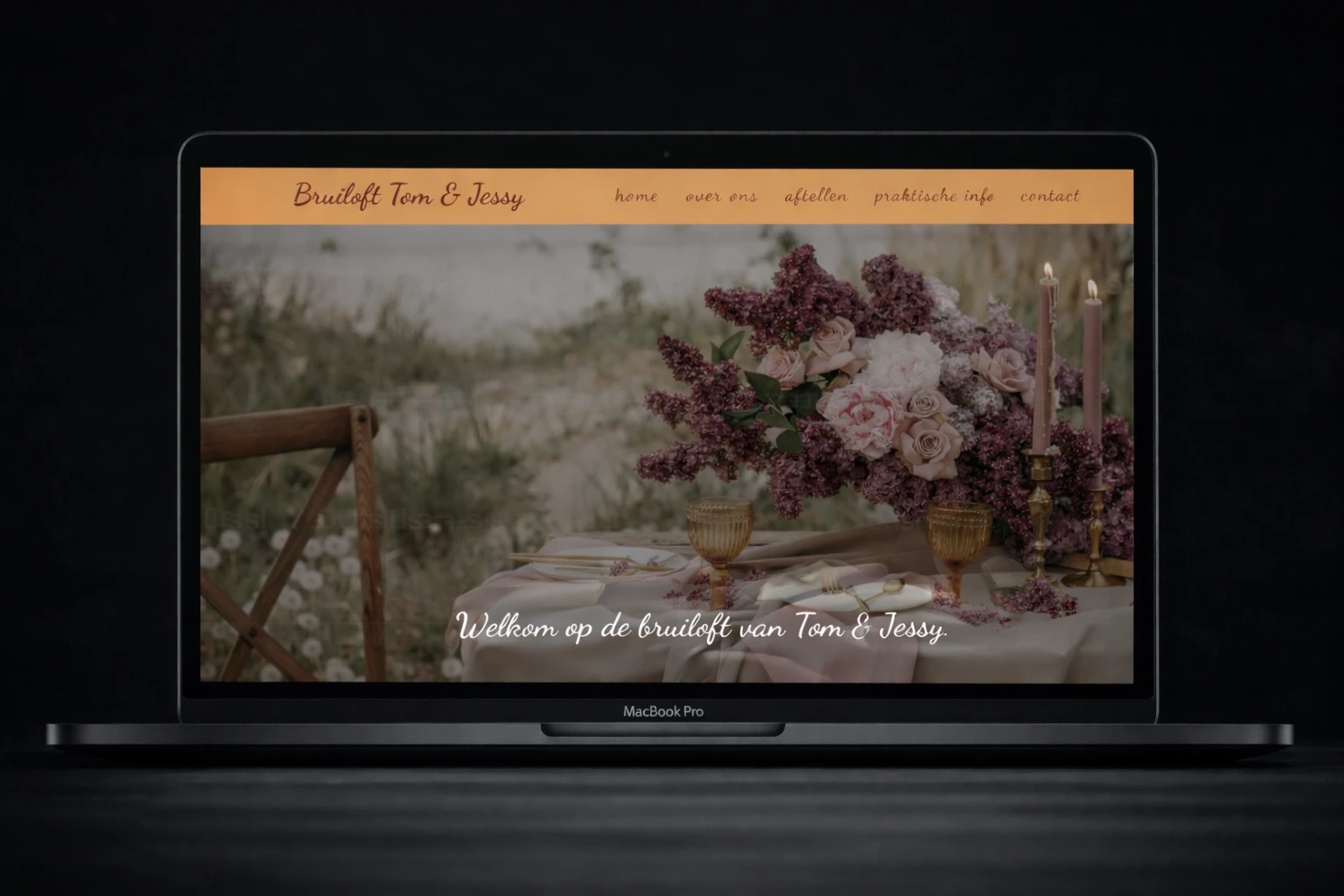 Bruiloft website
