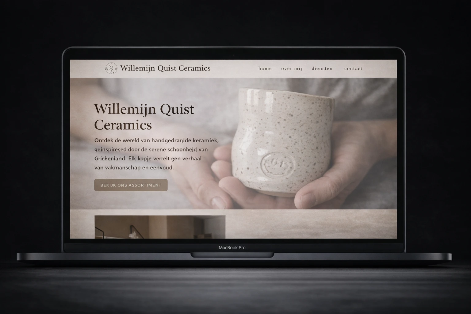 Willemijn Quist Ceramics website