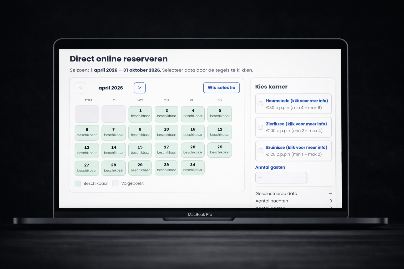 Hotel reserveringsmodule